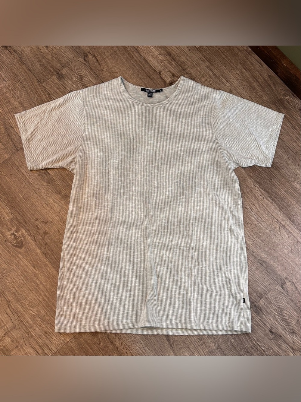 Rustic Dime Mens Large Ribbed T-Shirt